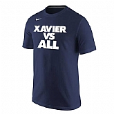 Xavier Musketeers Nike Selection Sunday All WEM T-Shirt - Navy Blue